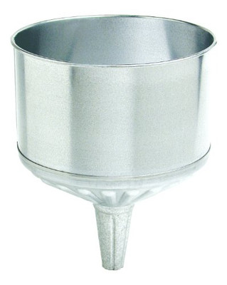 Plews PLW75-004 75-004 Steel Galvanized Funnel - 8 Quart Capacity.