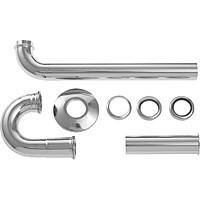 Duravit 50260000 Siphon 1 1/4" for washbasin, outlet pipe 1 1/4", chrome White Alpin