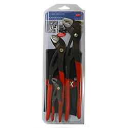 Grip On KNP9K0080122US 3 Piece Cobra® Water Pump Plier Set.