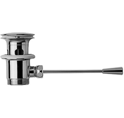 Duravit 50311092 00 Pop-Up Basin Waste with Horizontal Lever, Chrome Finish