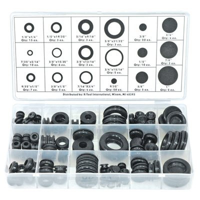 K Tool International KTI00091 125 Piece Grommet Assortment.