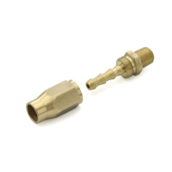 BluBird BLBFFFX38 Fast Fix - 3/8" Air Hose Assembly Repair Fitting - w/ 1/4" MNPT Fixed -.