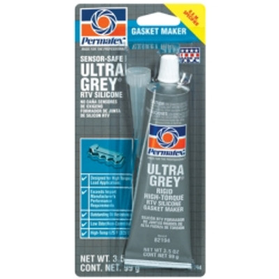 ITW PERMATEX INC PTX82194 Ultra Grey Rigid High-Torque RTV Silicone Gasket Maker, 3.5 Ounce Tube Carded, Case of 12 Tubes ITW PERMATEX INC PTX82194 Ultra Grey Rigid High-Torque RTV Silicone Gasket Maker, 3.5 Ounce Tube Carded, Case of 12 Tubes