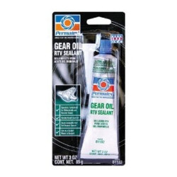 ITW PERMATEX INC PTX81182 Gear Oil RTV Sealant, 3 oz. Size, Case of 12, Low Odor, Sensor Safe, Complies with OE Manufacturers