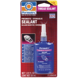 ITW PERMATEX INC PTX54540 Pneumatic/Hydraulic Sealant, 36mL Bottle Carded, Case of 6 Bottles
