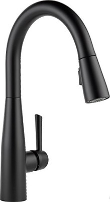 Delta 9113-BL-DST Essa: Single Handle Pull-Down Kitchen Faucet This Essa Single-Handle Pull-Down Sprayer Kitchen