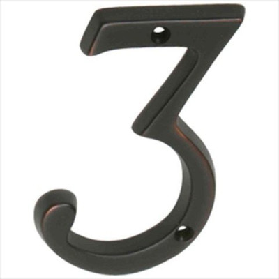 IVES SC23036716 Schlage Builders Hardware Number House 3 Sb 4In Aged Brz SC2-3036-716.