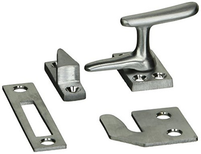 Deltana CF066U26D CF066 Small 4 Piece Solid Brass Window Casement Fastener, Brushed Chrome 760923234806 .
