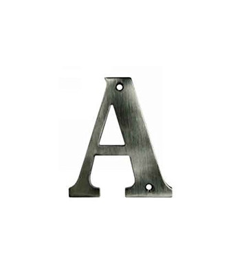 Deltana RL4A-10B 4 in. Solid Brass Residential Letter (Set of 10) (A - Oil Rubbed Bronze) 760923550012 .