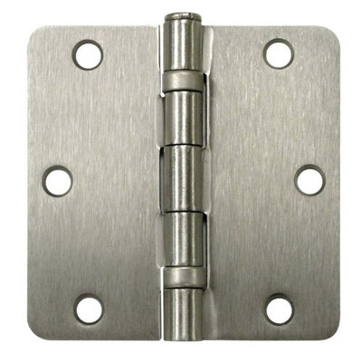 Deltana S35R4BB10B  Ball Bearing 3.5" x 3.5" Ball Bearing 1/4" Radius Corners Mortise Hinge - Pair 760923482634 .
