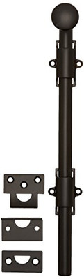 Deltana 12SB19  12 Inch Heavy Duty Surface Bolt Paint Black