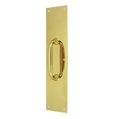 Deltana PPH55U3  3 1/2-Inch x 15 -Inch Push Plate with Handle by 760923329069 .