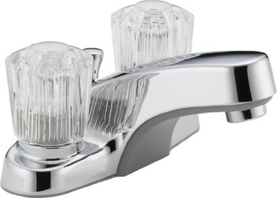 Delta P245LF-M Delta Faucet Classic Two Handle Bathroom Faucet, Chrome
