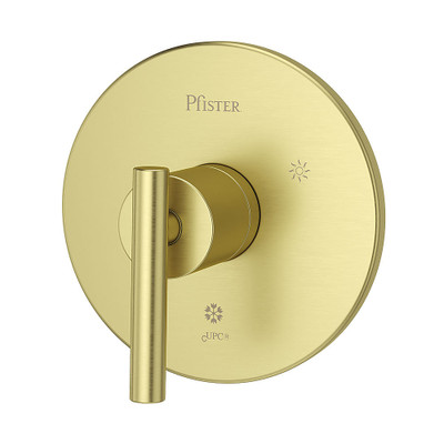 Pfister R89-1NCBG R891NCBG Contempra 1-Handle Tub & Shower Valve Only Trim without Valve, Brushed Gold