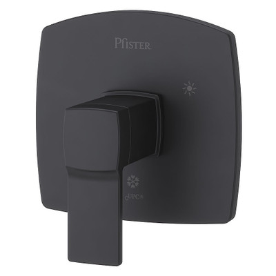 Pfister R89-1DAB -R Deckard Valve Only Trim Matte Black (Renewed)