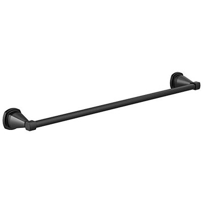 Delta 77624-BL Stryke 24" Towel Bar Matte Black 77624BL
