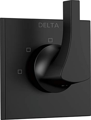 Delta T11874-BL Zura 3-Setting Diverter Trim Matte Black T11874BL