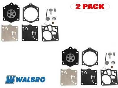 WALBRO K12-HDA Carb Repair Kit Tanaka TBC215 Kawasaki TE40DX (2 Pack)