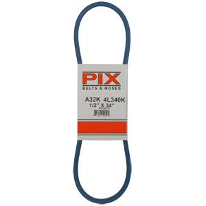 PIX BELTS A32K Pix A & I Products Blue Kevlar V-Belt with Kevlar Cord - 34in.L x 1/2in.W, Model# /4L340K
