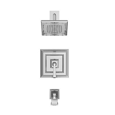 American Standard ATU455502002  Town Square S Tub and Shower Trim Kit with Cartridge - 2.5 GPM Polished Chrome