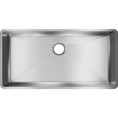 Elkay EECTRU35179T Crosstown 36-1/2" X 18-1/2" X 9", Single Bowl Undermount Sink Stainless Steel.