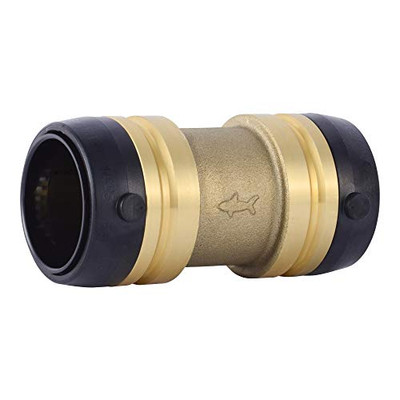 CASH ACME SUXL0135 Cash Acme 1-1/4-Inch Straight Coupling, Push-to-Connect, Copper, CPVC