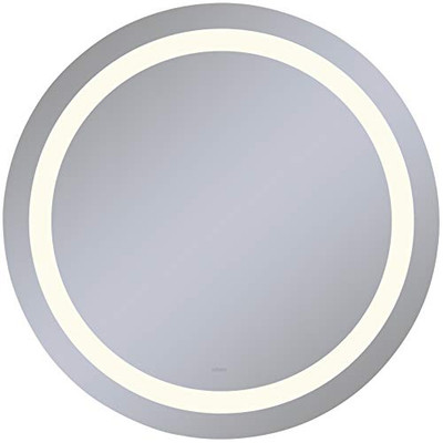 Robern RYM0030CIFPD3  2700K Temperature Inset Pattern Vitality 30" Circle Lighted Mirror 