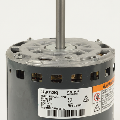 RHEEM 51-104671-01 -Ruud 1/2HP 120V 1ph 1075RPM 4SPD