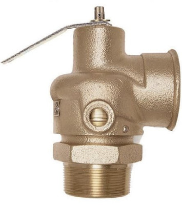 CONBRACO 45393 Apollo Valve 12-200 Series Bronze Safety Relief Valve, ASME Steam, 15 psi Set Pressure, 2" NPT Male x Female