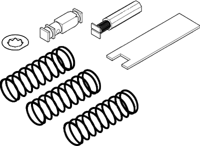 SCHNEIDER ELECTRIC 5917 AV400 Invensys valve linkage kit MK-2690 1/2-1-1/4" 3-ranges.