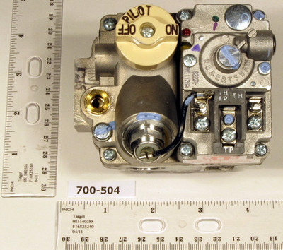 ROBERTSHAW 4521 1/2" X 3/4" MILLIVOLT GAS VALVE-3.5 1/2" X 3/4" MILLIVOLT GAS VALVE-3.5