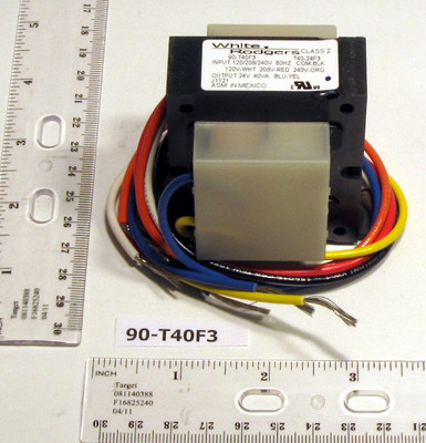 WHITE-RODGERS 14396 Power Transformers 120/208/240 at 60 Hz O/P 24V 1.67A VA 40