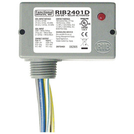 RIB RELAYS 65187 Functional Devices (Rib) Enclosed Relay 10Amp Dpdt 24Vac/Dc/120Vac
