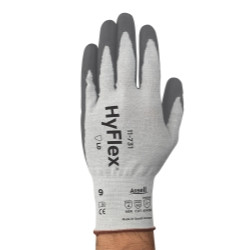ANSELL ASL11731090 HyFlex 11-731 Cut Protection Gloves - Light Duty, Dexterity and Comfort,Size Large (pack of 12).