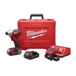 MILWAUKEE MLW2656-22CT M18 1/4" HEX COMPACT IMPACT DRIVER KIT Electric Tools.