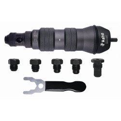 Astro Pneumatic ASTADR14 XL Blind Rivet Adapter Kit - 1/4" Capacity.