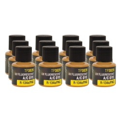Tracer Products TRATP3820-P12 1/4-oz bottles R-134a/PAG A/C dye 12 Pack.