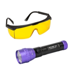 Tracer Products TRATPOPUV OPTI-PRO UV cordless, violet light LED flashlight.