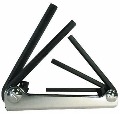 EKLIND TOOL EKL20511 Eklind Fold-Up Hex Key Set 5-1/4 " 5 Piece 3/16 " 1/4 " 5/16 " 3/8 ".