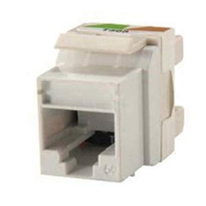 HUBBELL SFLCSBW Optichannel Keystone Adapter LC Duplex Standard Zirconia Ceramic White.