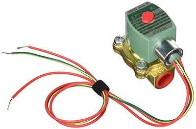 ASCO 8210G002 120/60 110/50 -120/60,110/50 Brass Body Pilot Operated General Service Solenoid Valve, 1/2" Pipe Size, 2-Way Normally Closed, Nitrile Butylene Sealing, 5/8" Orifice, 4 Cv Flow, 120V/60 Hz, 110V/50 Hz