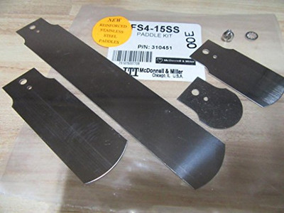 MCDONNELL & MILLER FS4-15SS-3 3 STAINLESS STEEL PADDLE KIT