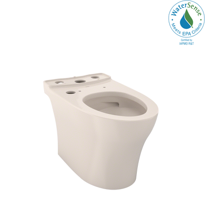 Toto CT446CUGT40#12  Aquia IV WASHLET+ Elongated Skirted CeFiONtect, Beige-CT446CUGT40 Toilet Bowl, Sedona Beige
