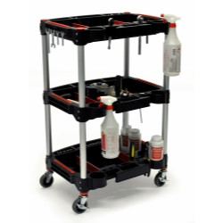 Luxor LUXMC-3 Mechanics Three-Shelf Cart.