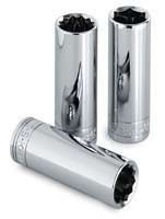 SK Hand Tool SKT41706 41706 6 Point Drive Deep Socket, 1/4-Inch, 10mm, Chrome.