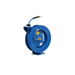 BluBird BLBBBRHD3850 18ga. Heavy Duty Retractable Air Hose Reel - Next-Gen Rubber Hose (3/8" x 50') -.