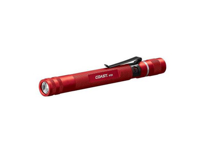 "Coast Products, Inc." CST-21517 HP3R Rechargeable Focusing Penlight / Red Body COS.