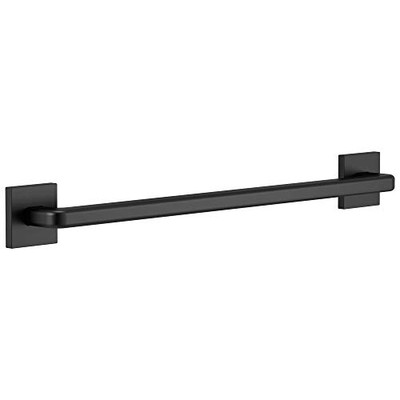 Delta D41924BL Bathsafety Angular Modern Decorative ADA Grab Bar - 24" Matte Black 41924BL.