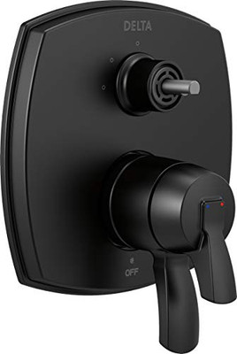 Delta DT27876BLLHP Stryke 17 Series Integrated Diverter Trim with Three Function Diverter Less Diverter Handle Matte Black T27876BLLHP.