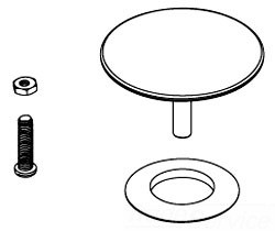 Kohler K1056135CP Sub-Assy- Stopper